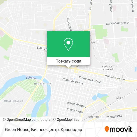 Карта Green House, Бизнес-Центр