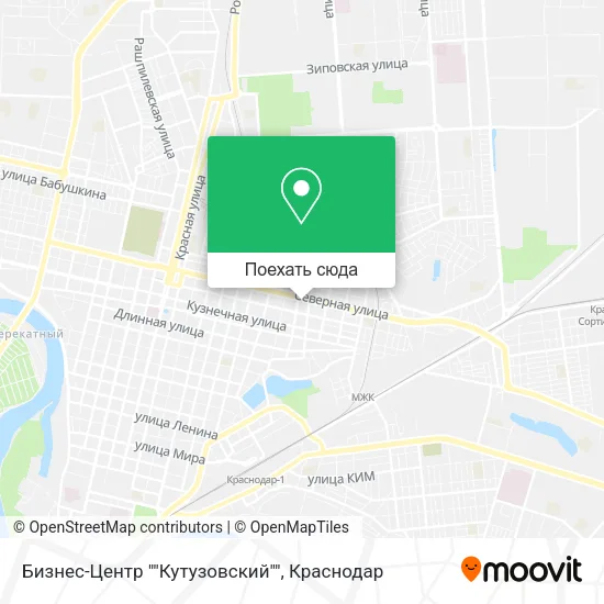 Карта Бизнес-Центр ""Кутузовский""