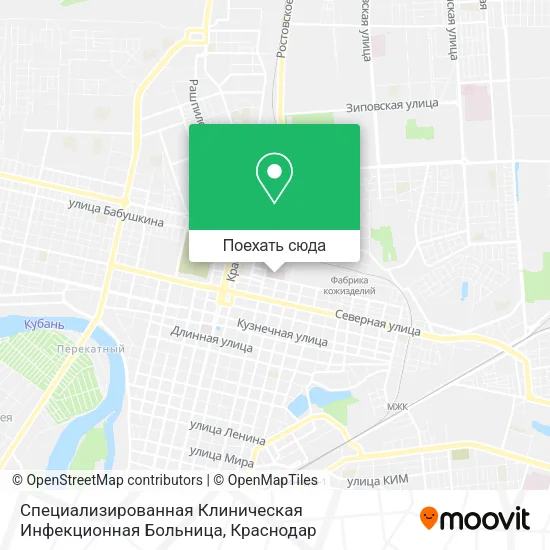 Карта Специализированная Клиническая Инфекционная Больница