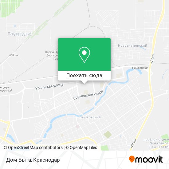 Карта Дом Быта