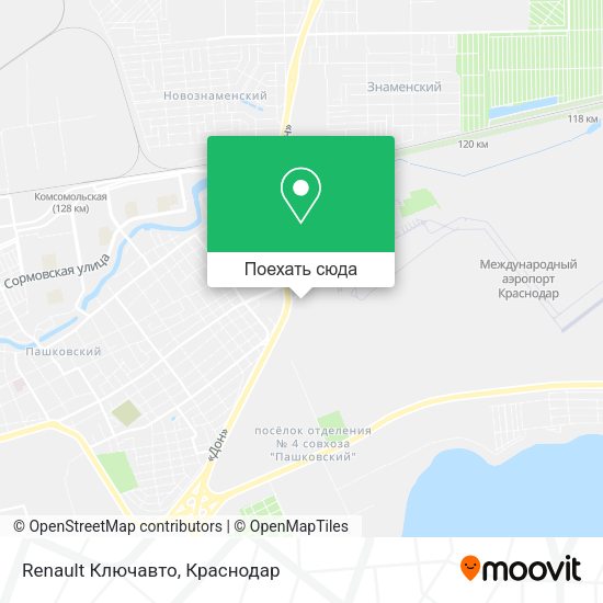 Карта Renault Ключавто