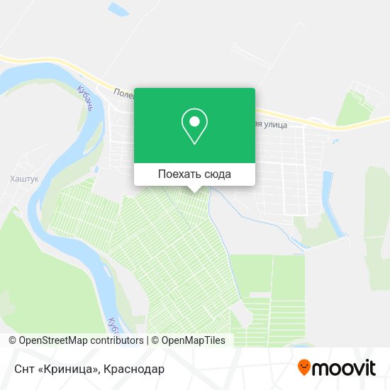 Карта Снт «Криница»