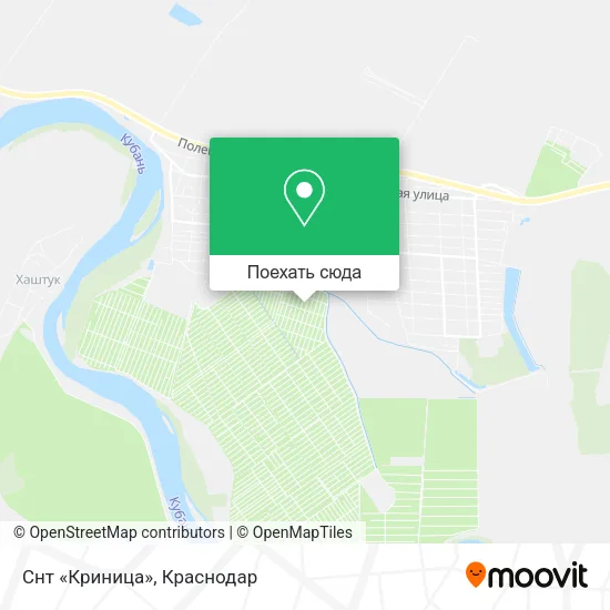 Карта Снт «Криница»