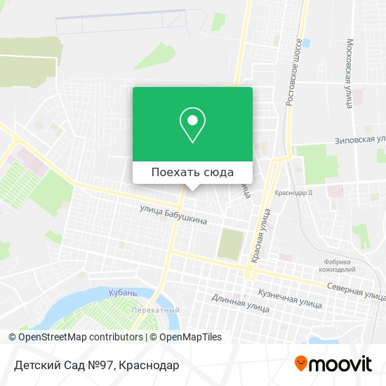 Карта Детский Сад №97