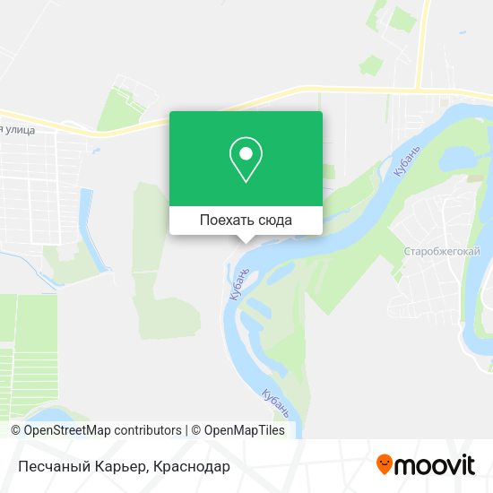 Карта Песчаный Карьер