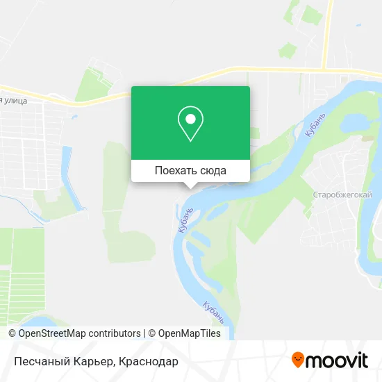 Карта Песчаный Карьер