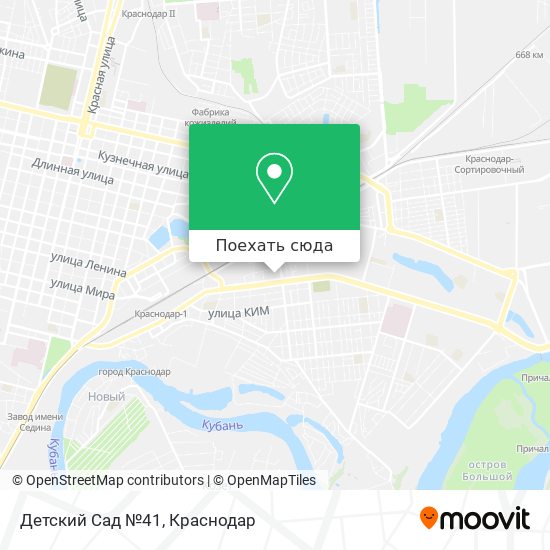 Карта Детский Сад №41