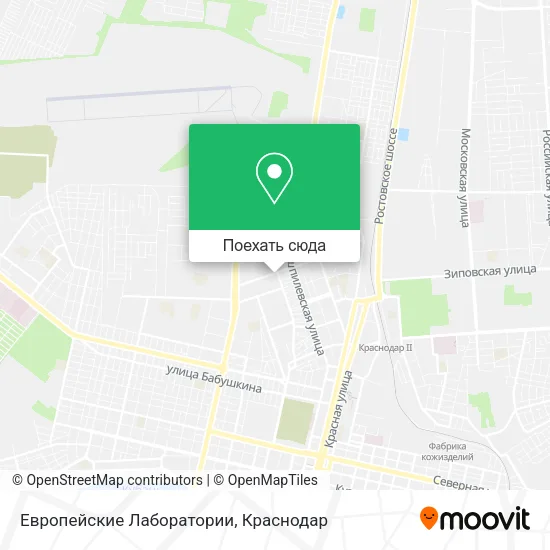 Карта Европейские Лаборатории