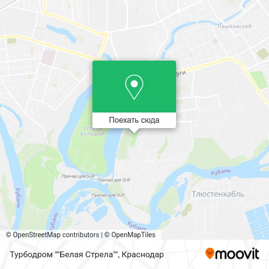 Карта Турбодром ""Белая Стрела""