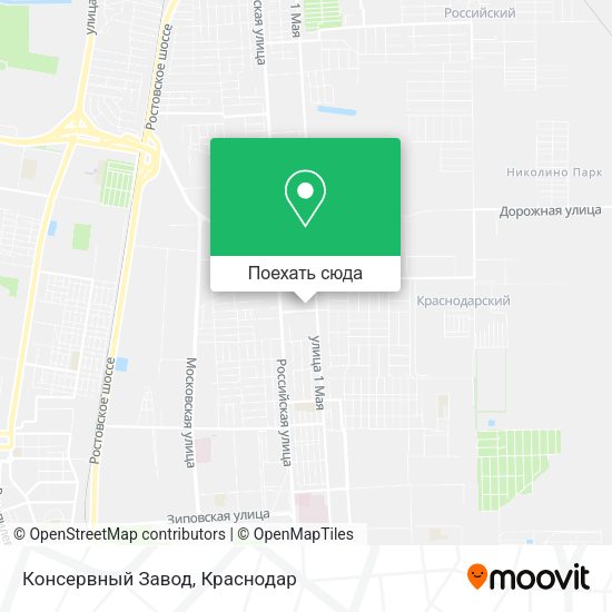 Карта Консервный Завод