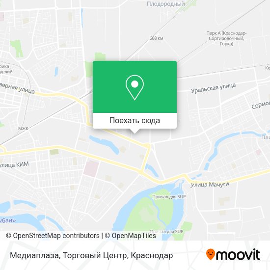 Карта Медиаплаза, Торговый Центр