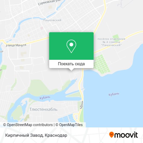 Карта Кирпичный Завод
