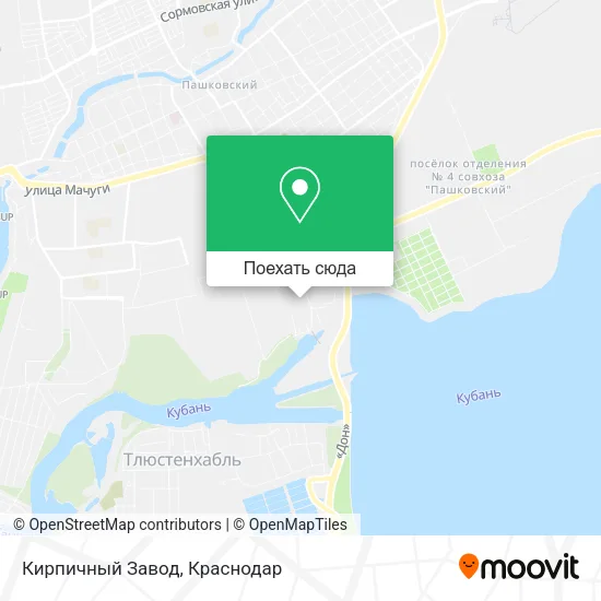 Карта Кирпичный Завод