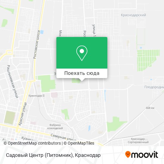 Карта Садовый Центр (Питомник)