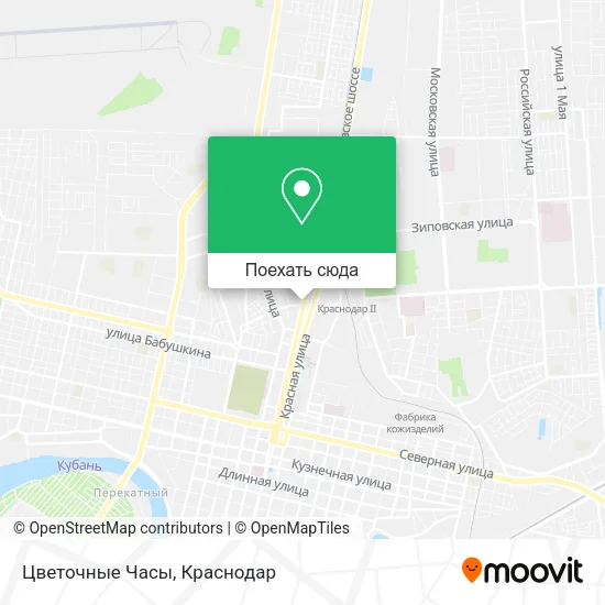Карта Цветочные Часы