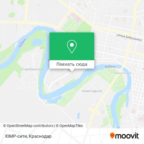 Карта юбилейного микрорайона в краснодаре