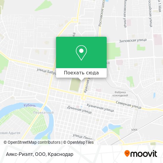 Карта Аякс-Риэлт, ООО