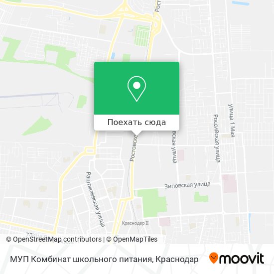 Карта МУП  Комбинат школьного питания