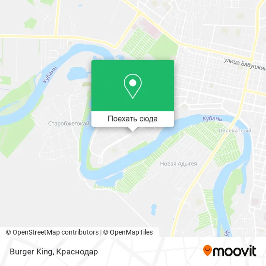 Карта Burger King