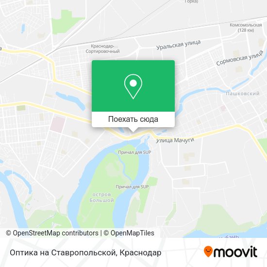 Карта Оптика  на Ставропольской