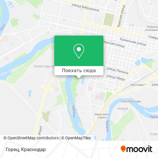 Карта Горец