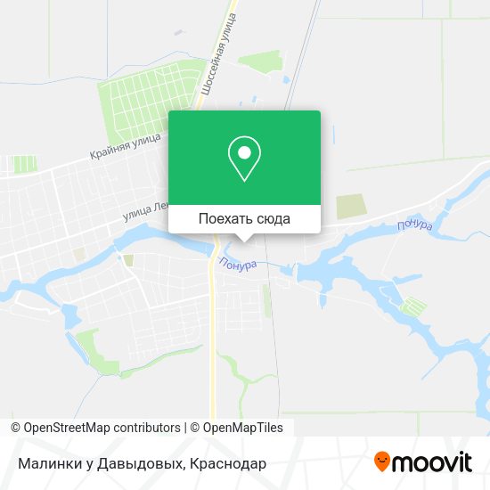 Карта Малинки у Давыдовых