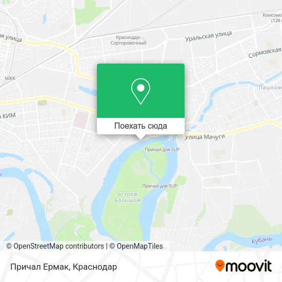 Карта Причал  Ермак