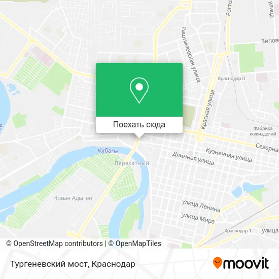 Карта Тургеневский мост