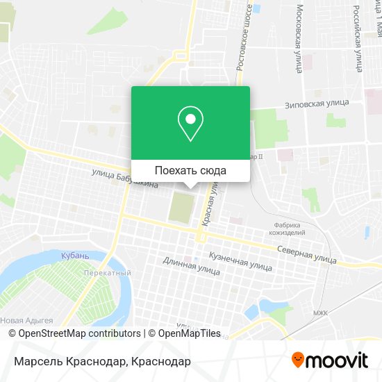 Карта Марсель Краснодар
