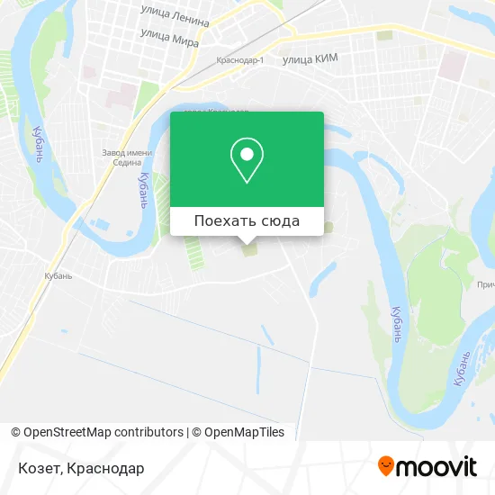 Карта Козет