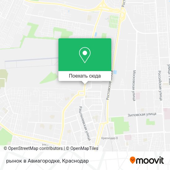 Карта рынок в Авиагородке