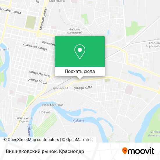Карта Вишняковский рынок