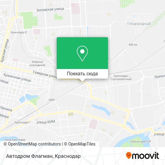 Карта Автодром Флагман