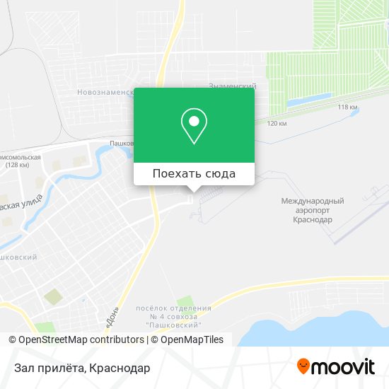 Карта Зал прилёта
