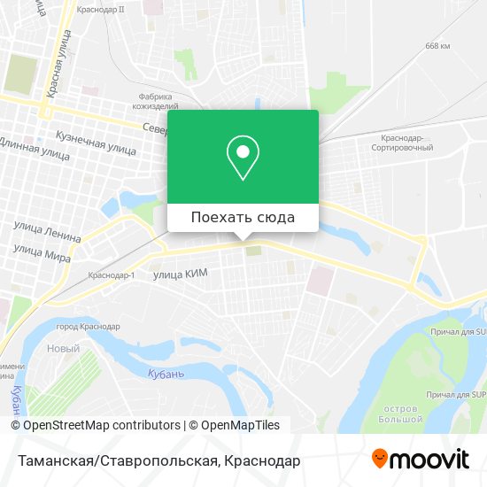 Карта Таманская/Ставропольская
