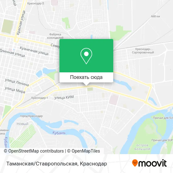 Карта Таманская/Ставропольская