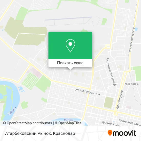 Карта Атарбековский Рынок