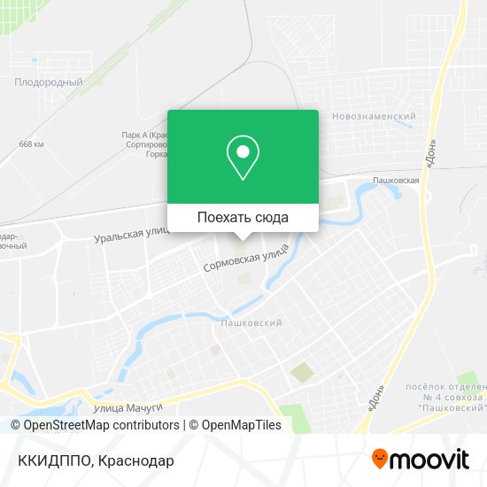 Карта ККИДППО