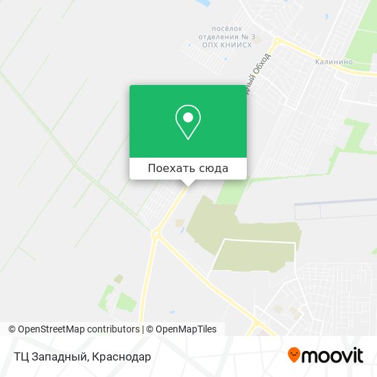 Карта ТЦ Западный