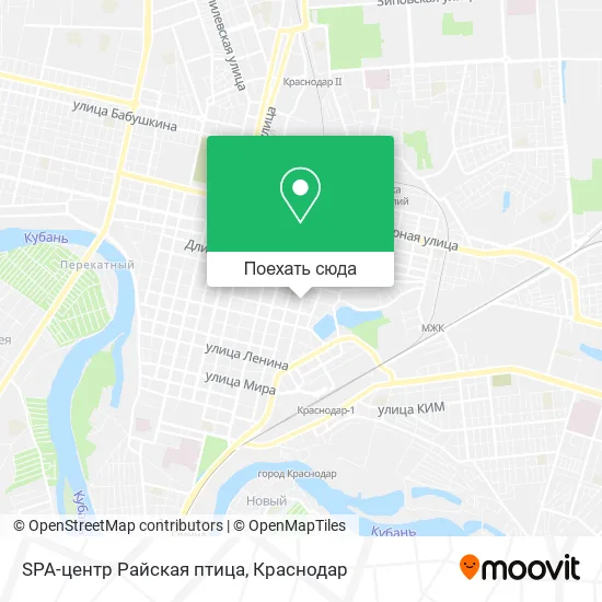 Карта SPA-центр Райская птица