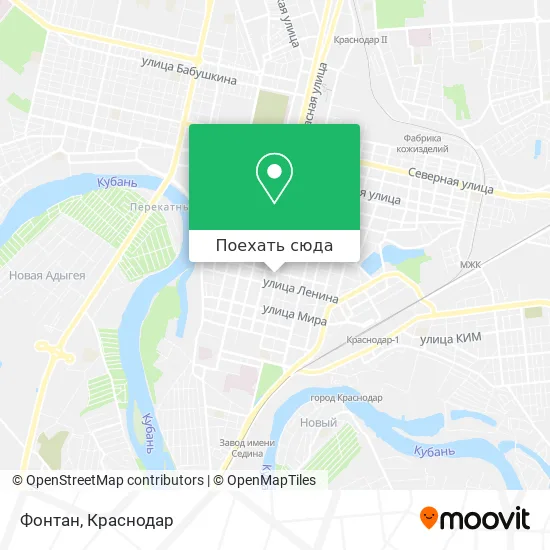 Карта Фонтан