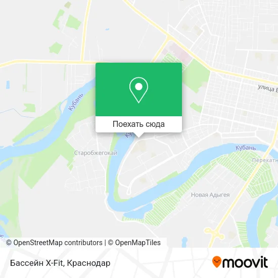 Карта Бассейн X-Fit
