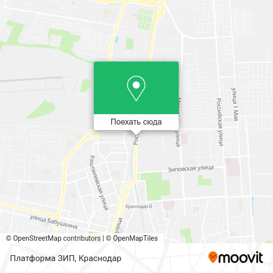 Карта Платформа ЗИП
