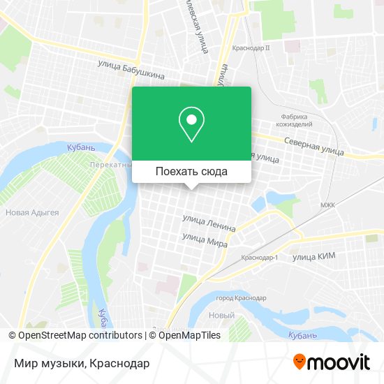 Карта Мир музыки