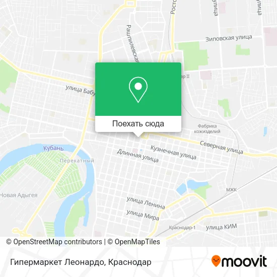 Карта Гипермаркет  Леонардо