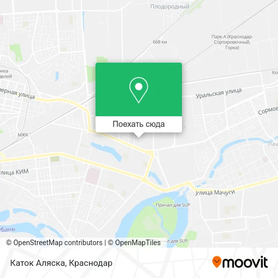 Карта Каток Аляска