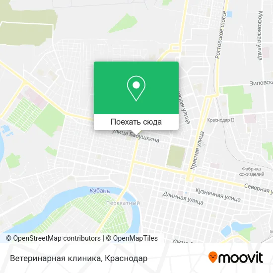 Карта Ветеринарная клиника