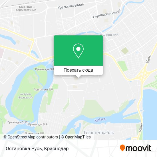 Карта Остановка  Русь