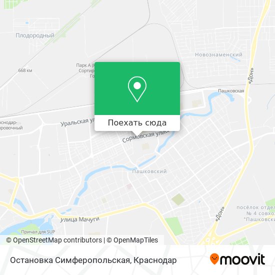 Карта остановок симферополь