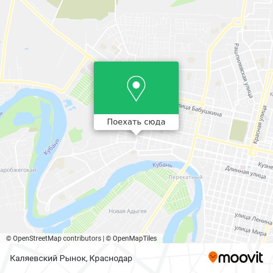 Карта Каляевский Рынок